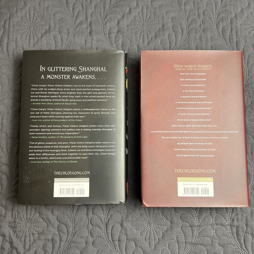 These Violent Delights Duet Set Hardcover, by Gong Chloe - NEW Pristine - Picture 2 of 13